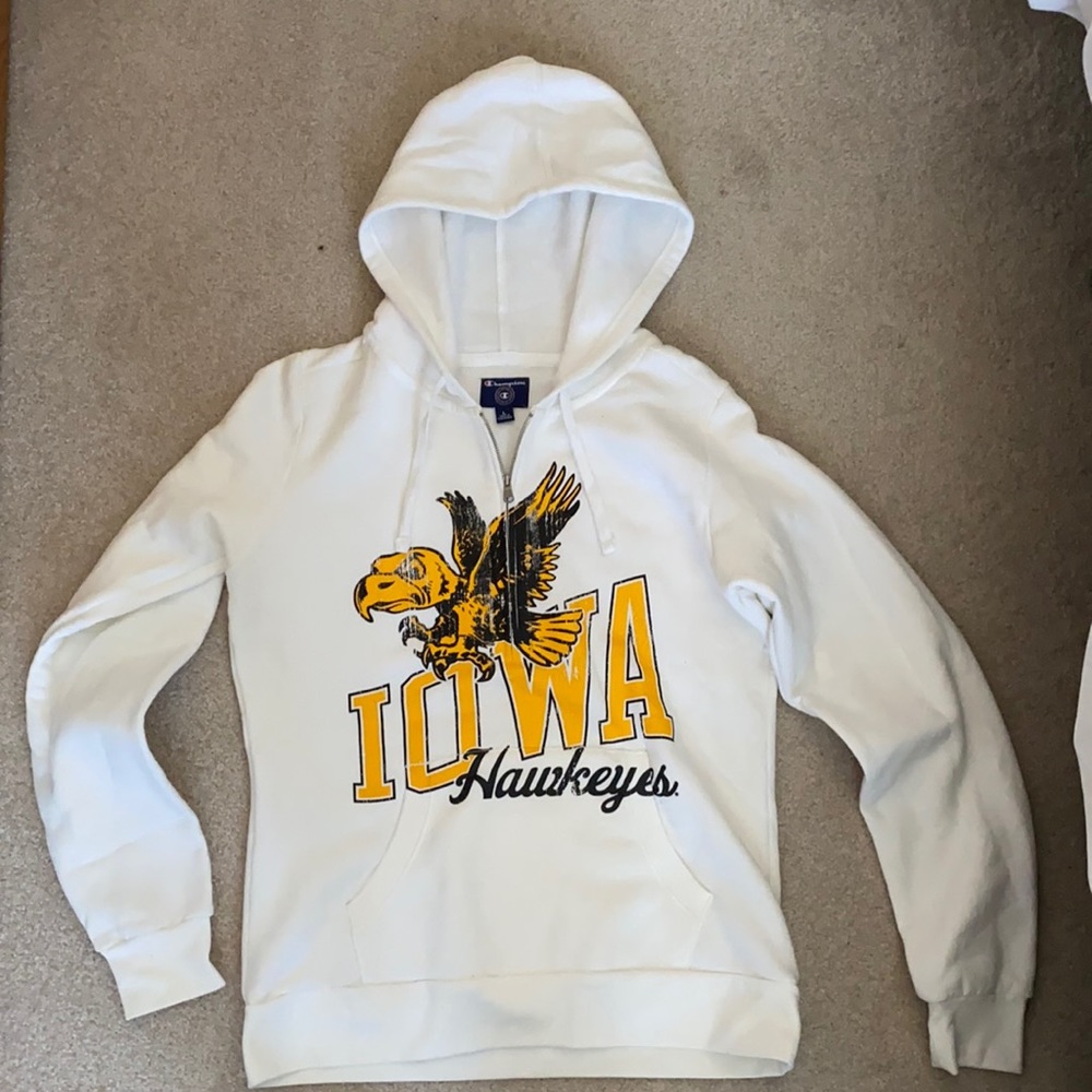 White Hawkeye Sweatshirt